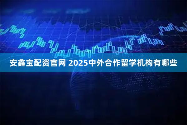 安鑫宝配资官网 2025中外合作留学机构有哪些